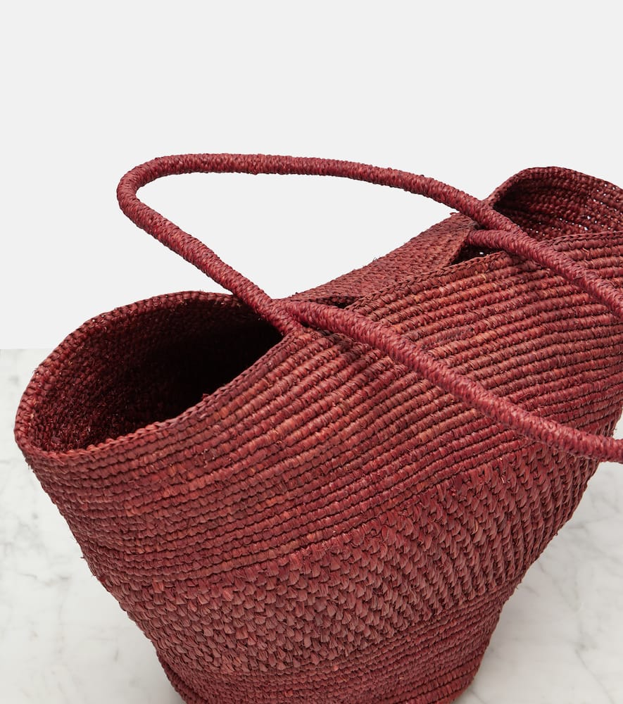 Emilie raffia basket bag