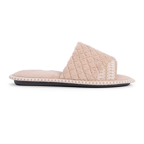 ® Women's Sally Open Toe Scuff Slipper - Metallic