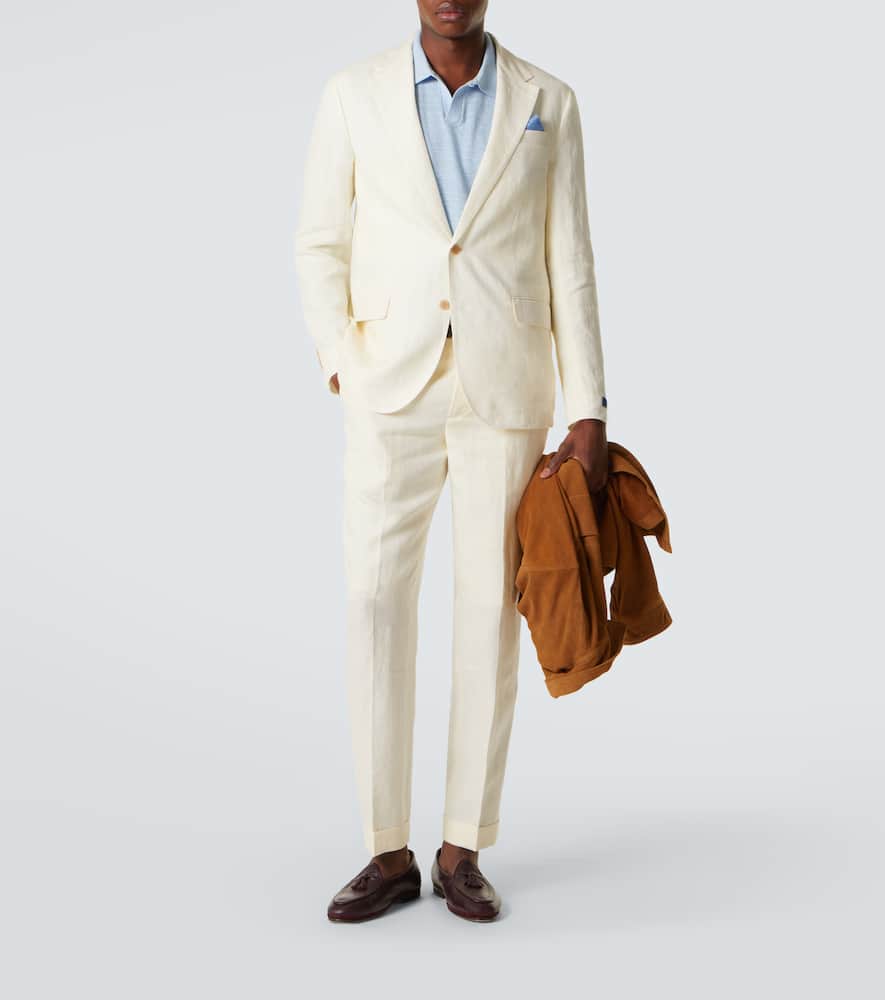 Linen suit jacket