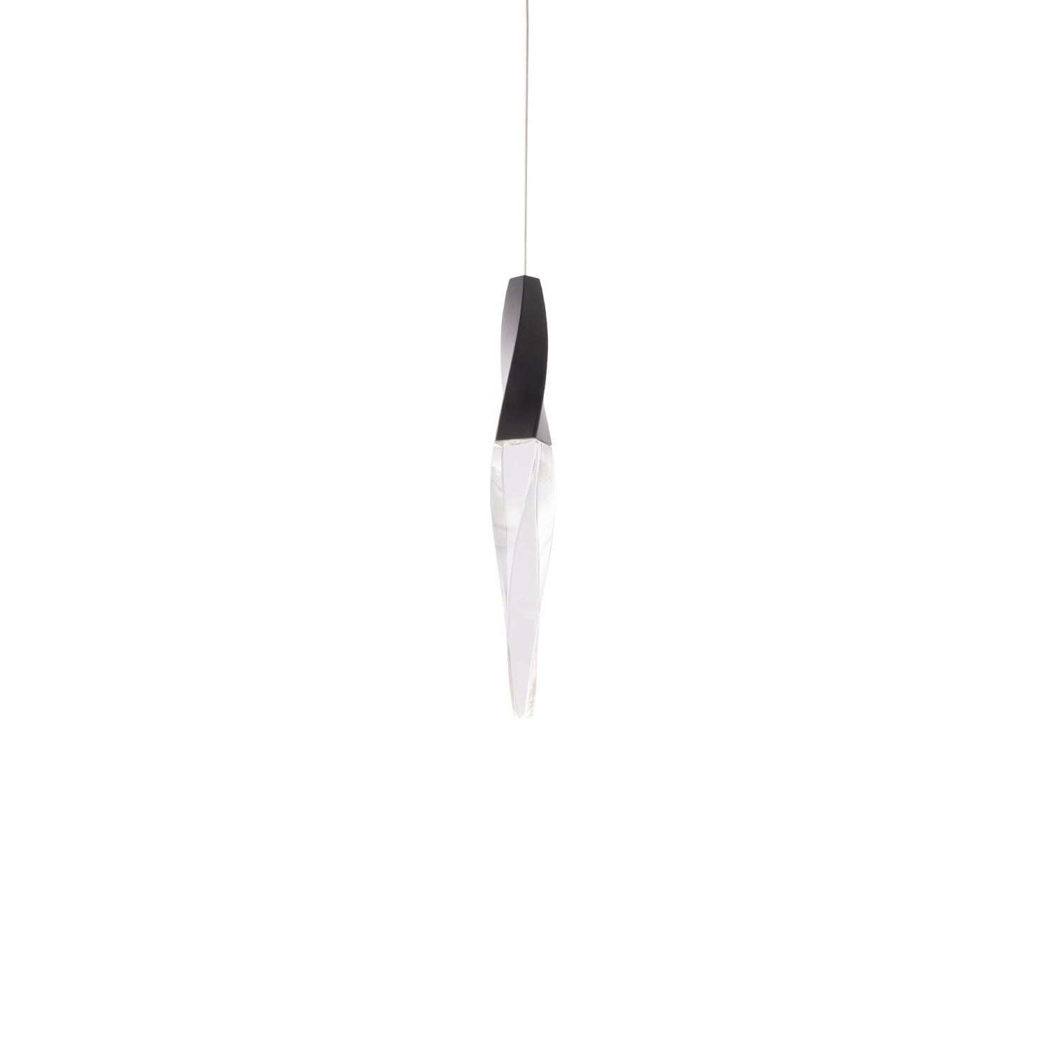 Kindjal 1-Light LED Mini Pendant in Black