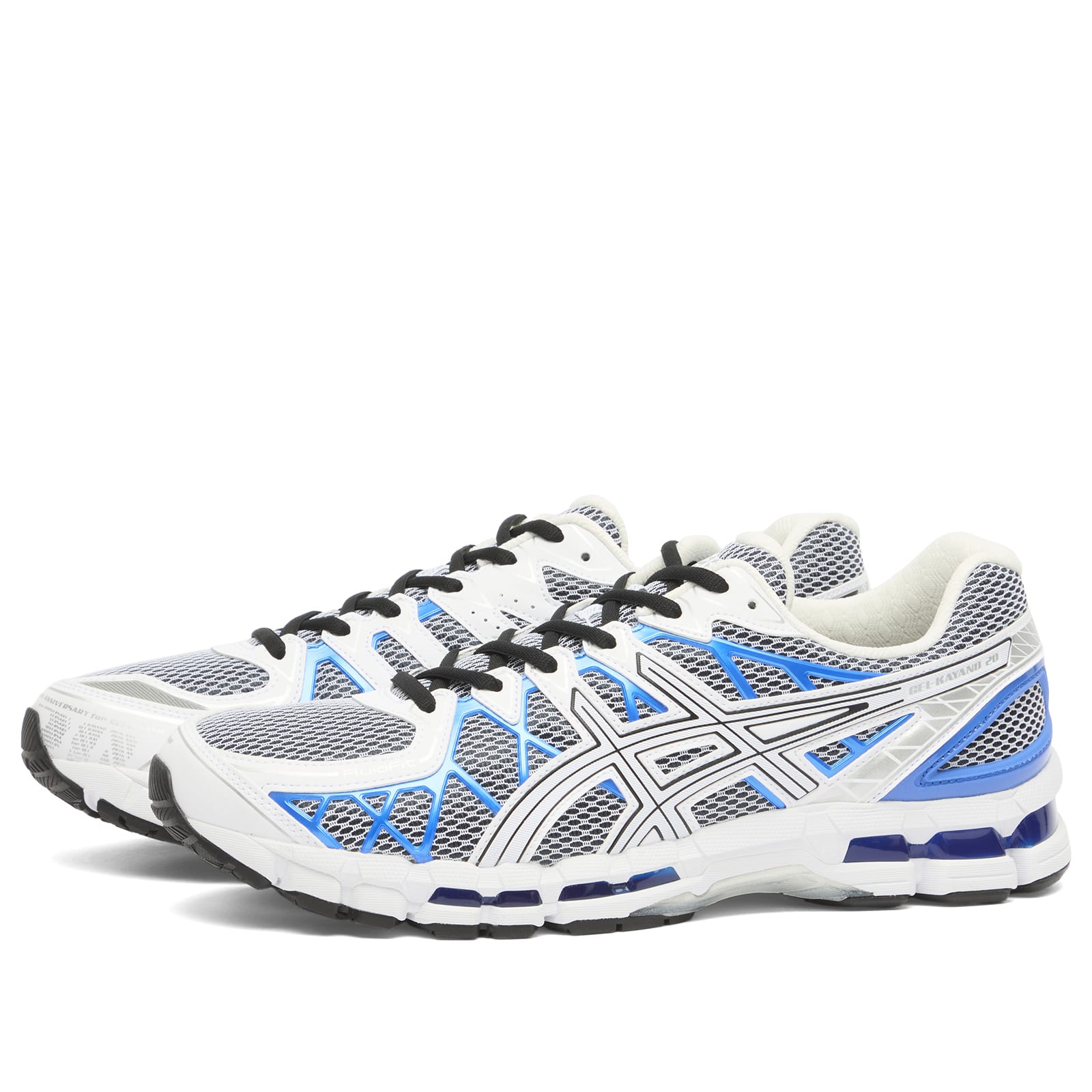 Men's Gel-Kayano 20 Sneakers in White/Illusion Blue