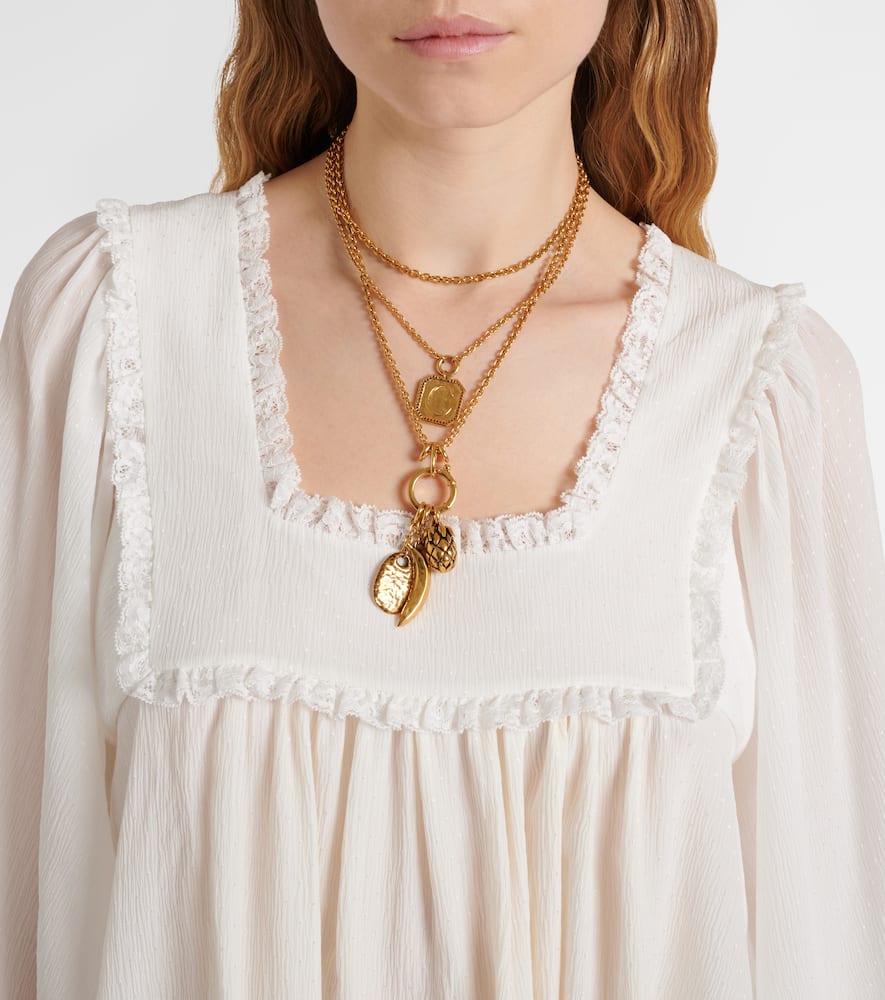Chloé Silk crêpe minidress