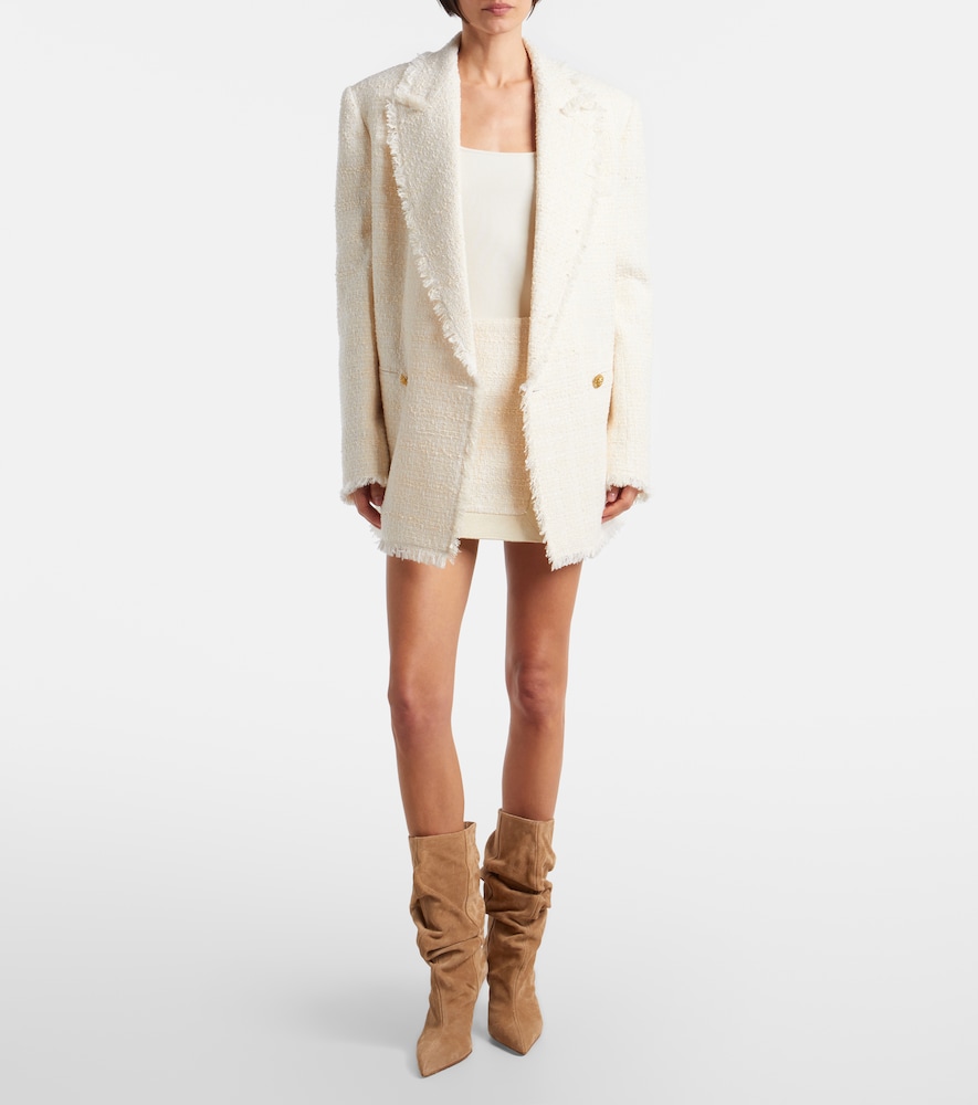 Tweed miniskirt