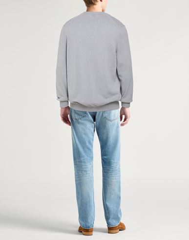 Man Sweater Grey Size 50 Cashmere