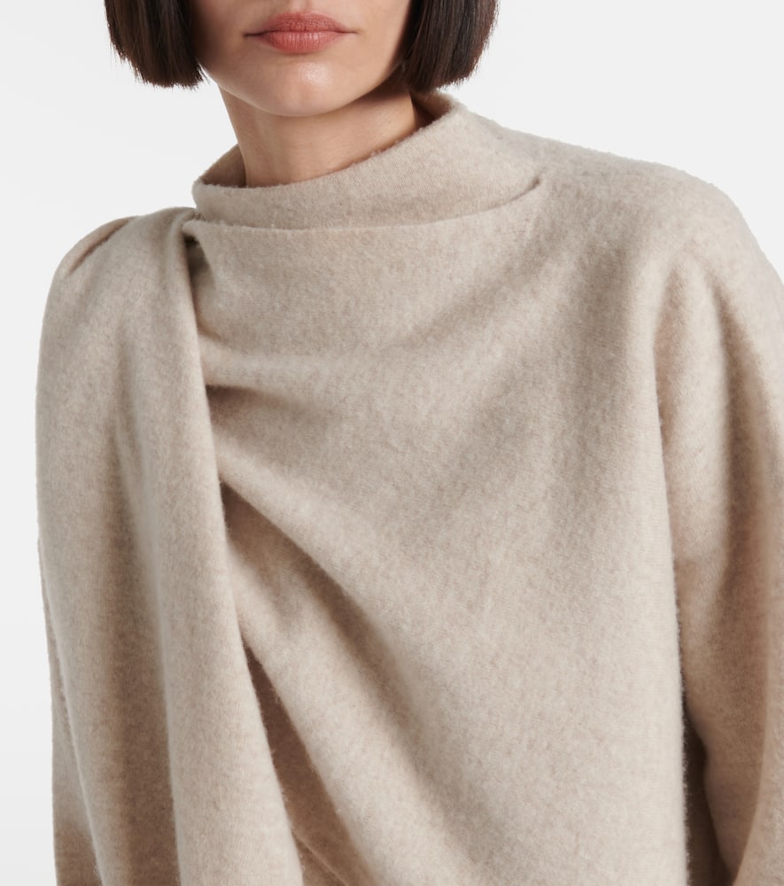 Draped sweater