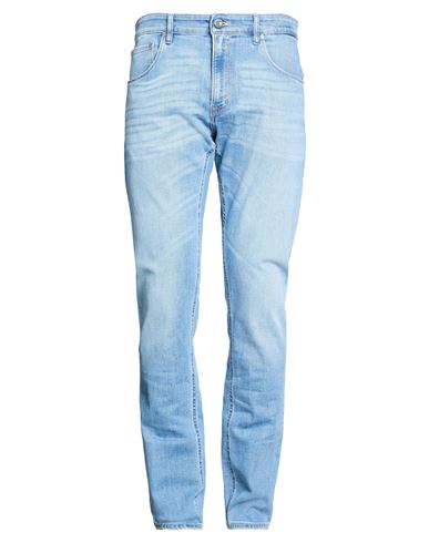 Man Jeans Blue Size 31 Cotton, Elastane