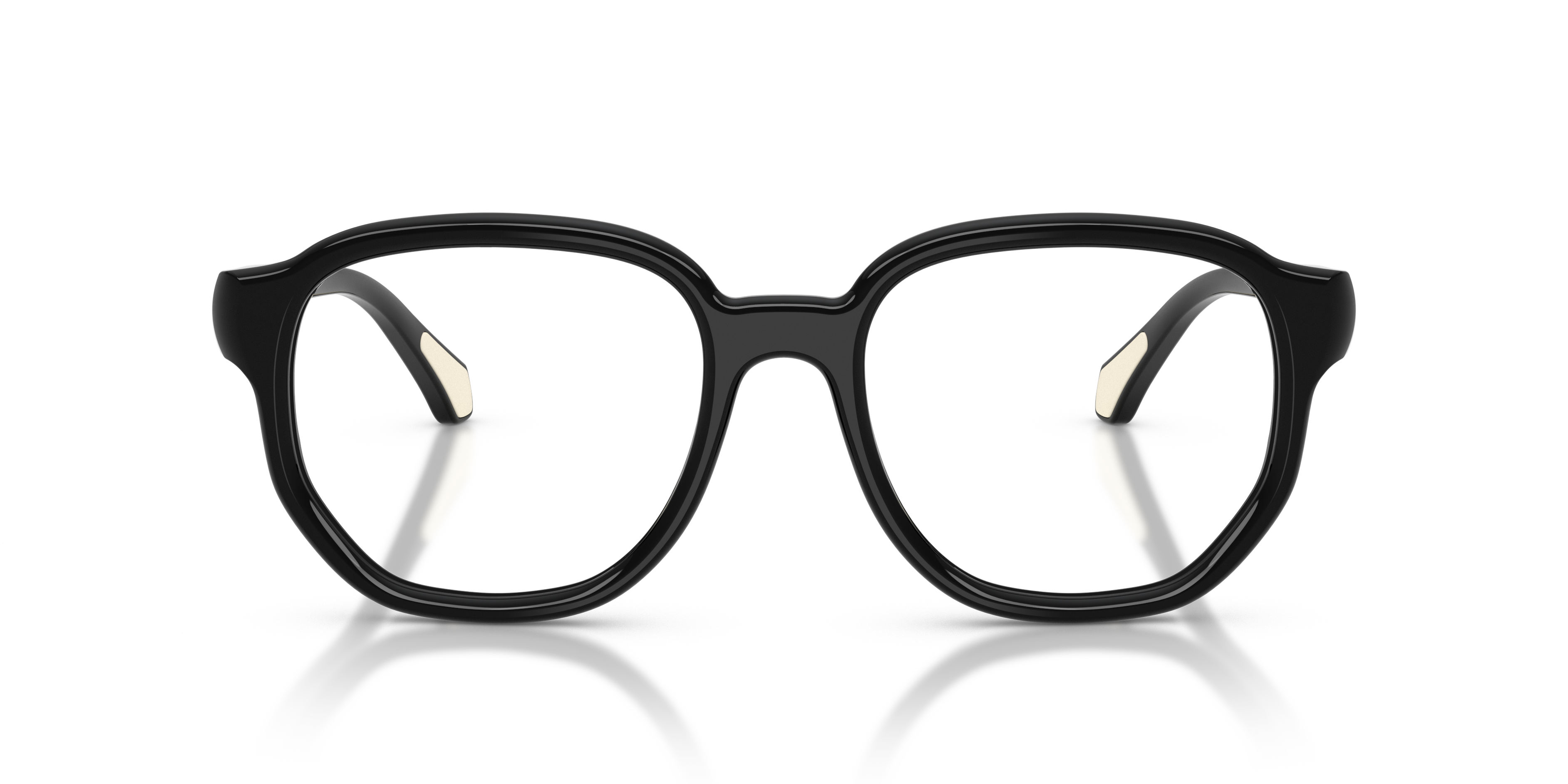 Moncler Unisex Moncler ME2027 3001 Monturas ópticas Acetato Negro Transparente Pillow Norma