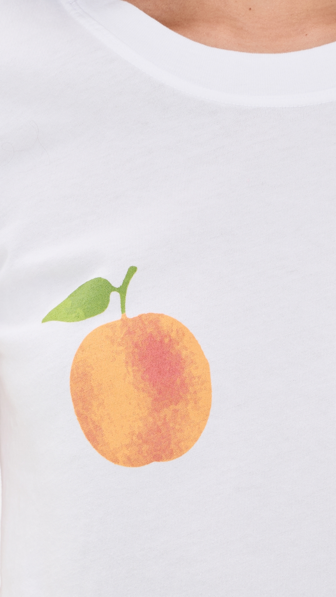 Peaches and Cream Tee White