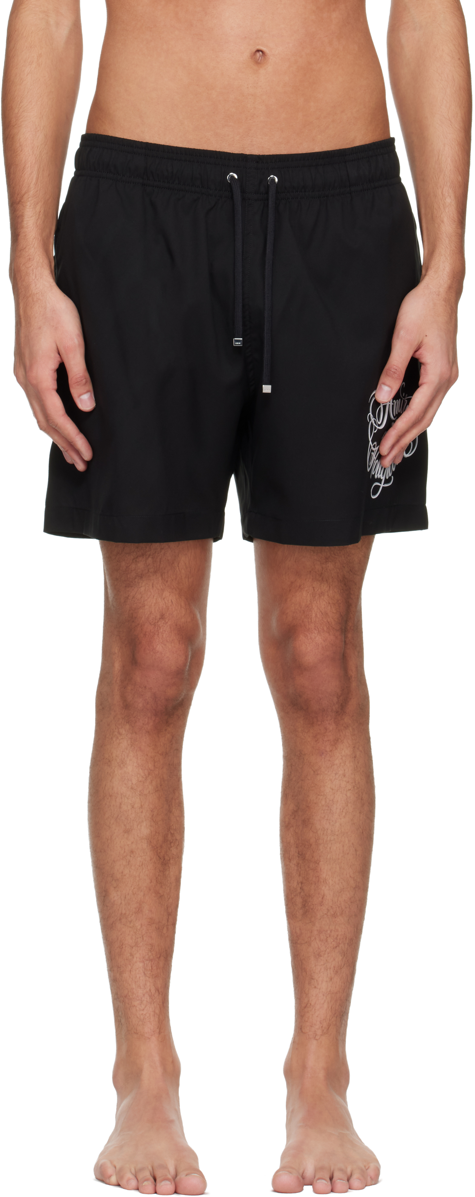 Black 'Hollywood' Swim Shorts