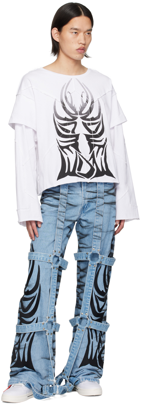 Who Decides War Blue Bondage Jeans