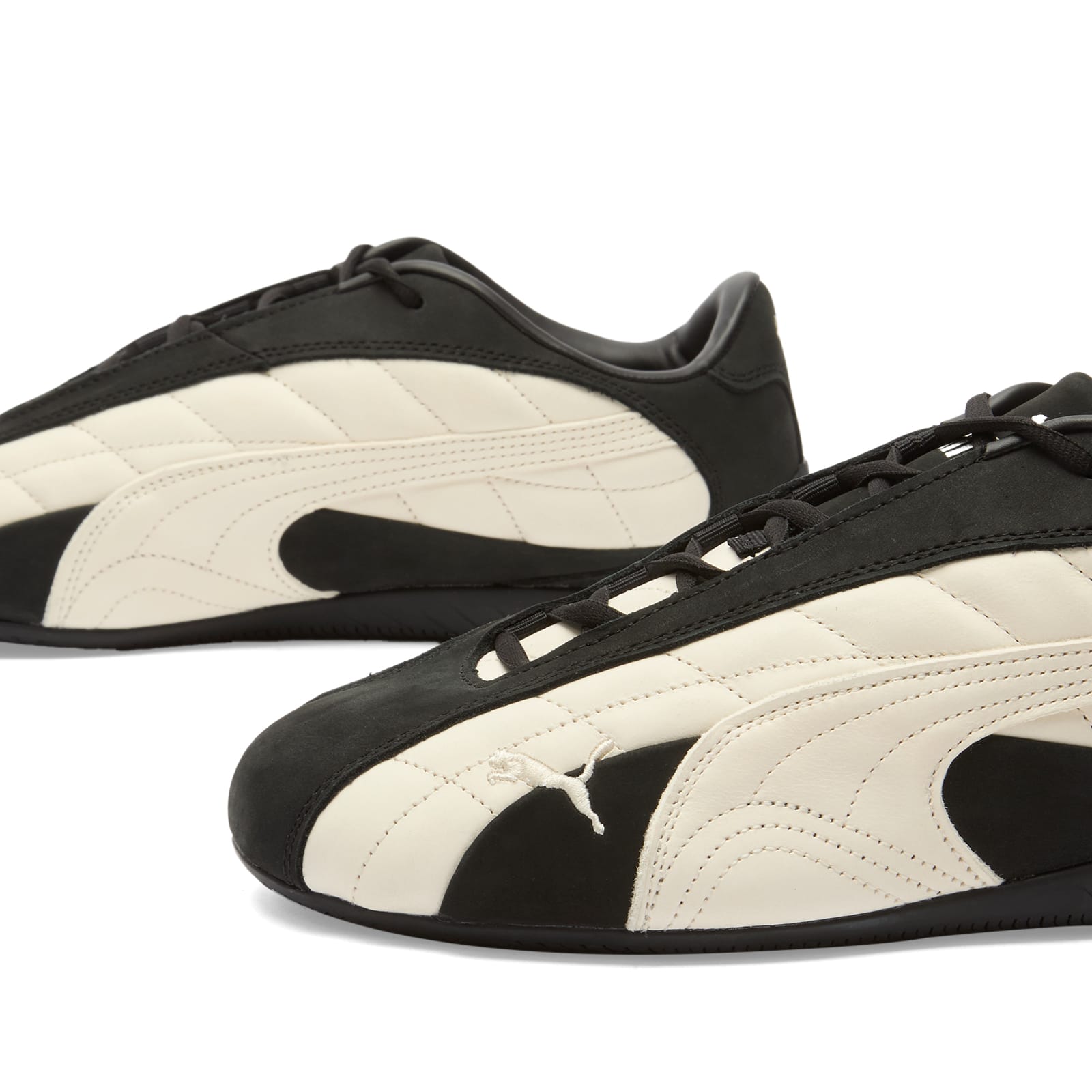 Speedcat Plus Quilted Sneaker Black/Frosted Ivory