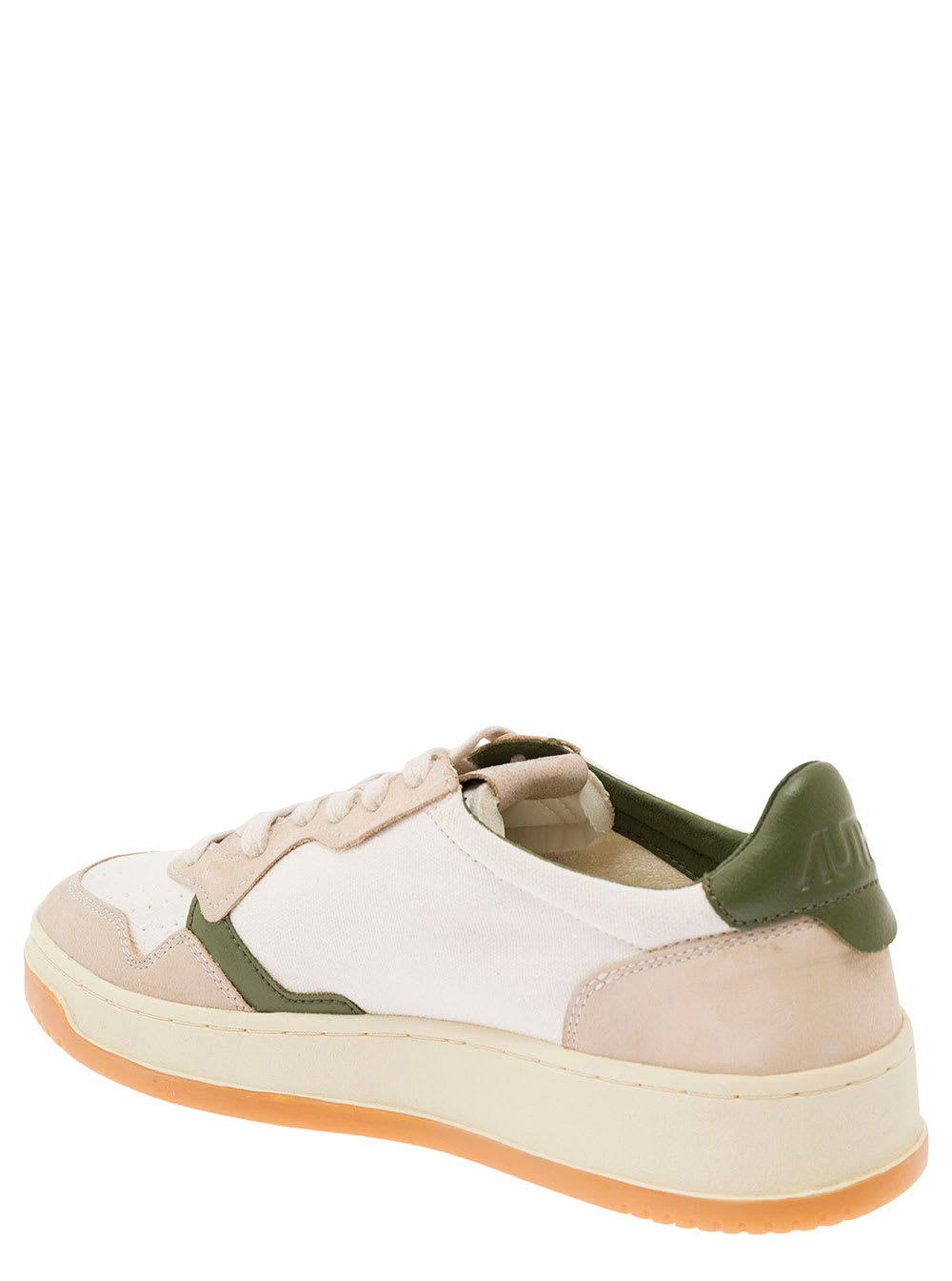 Medalist Canvas Multicolor Low Top Sneakers With Suede Insert In Canvas Man