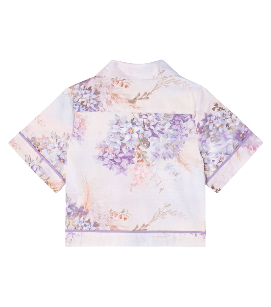 Cascadian floral cotton poplin shirt