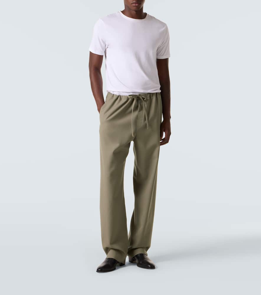 Benjamin wool straight pants