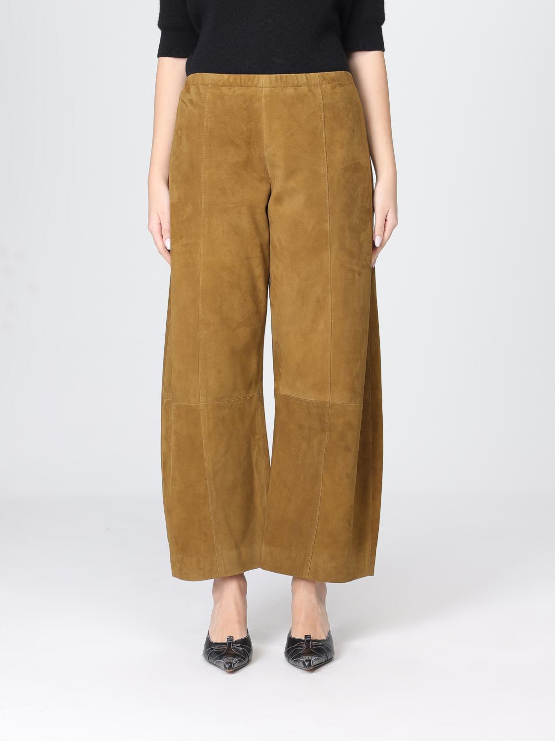 Pants Woman color Brown