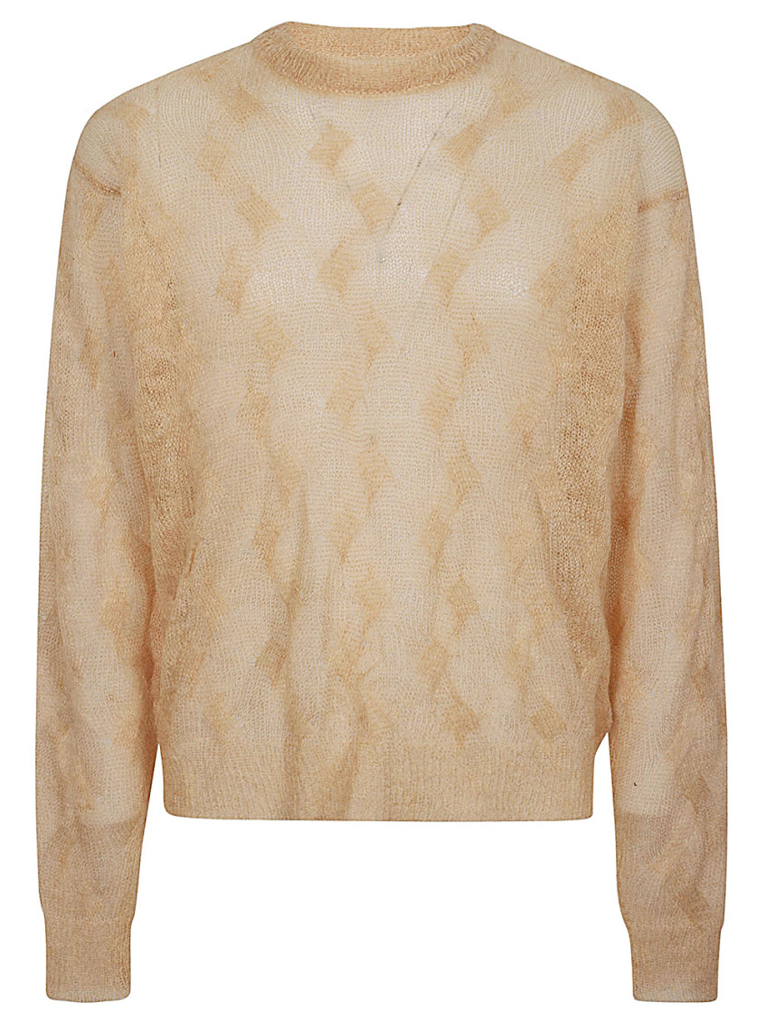 Beige Wool Blend Jumper