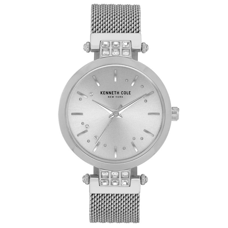 34mm Quartz Watch — Silver