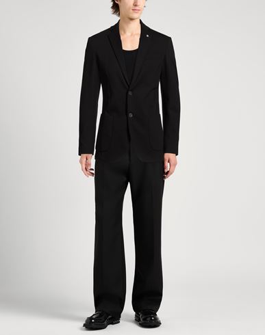 Man Blazer Black Size 34 Viscose, Polyamide, Elastane