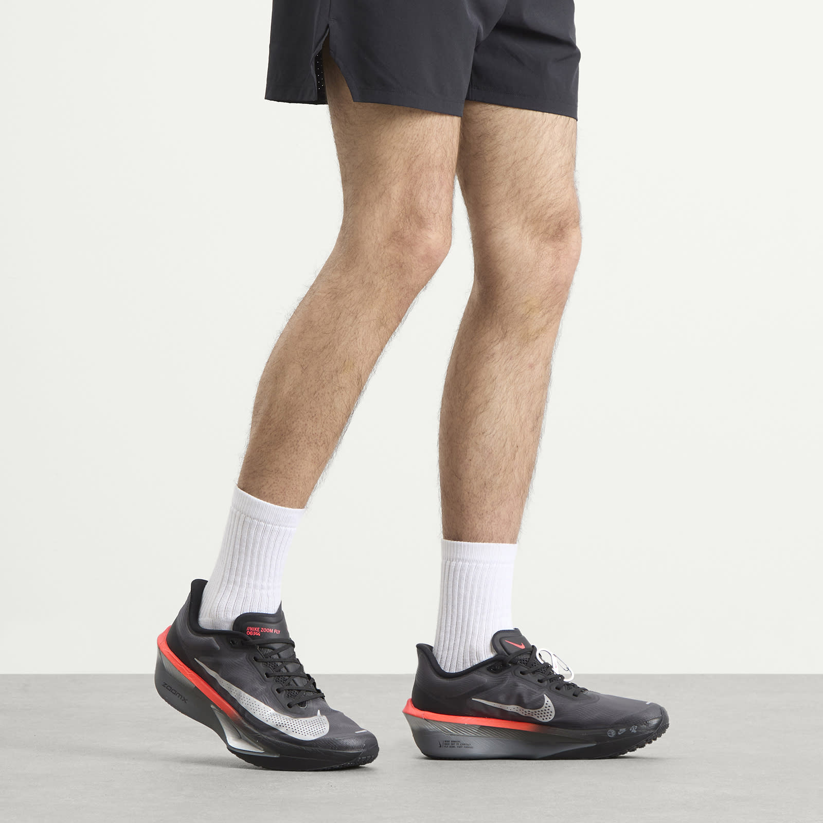 Nike Men's Zoom Fly 6 Sneaker Black/Crimson/Iron Grey