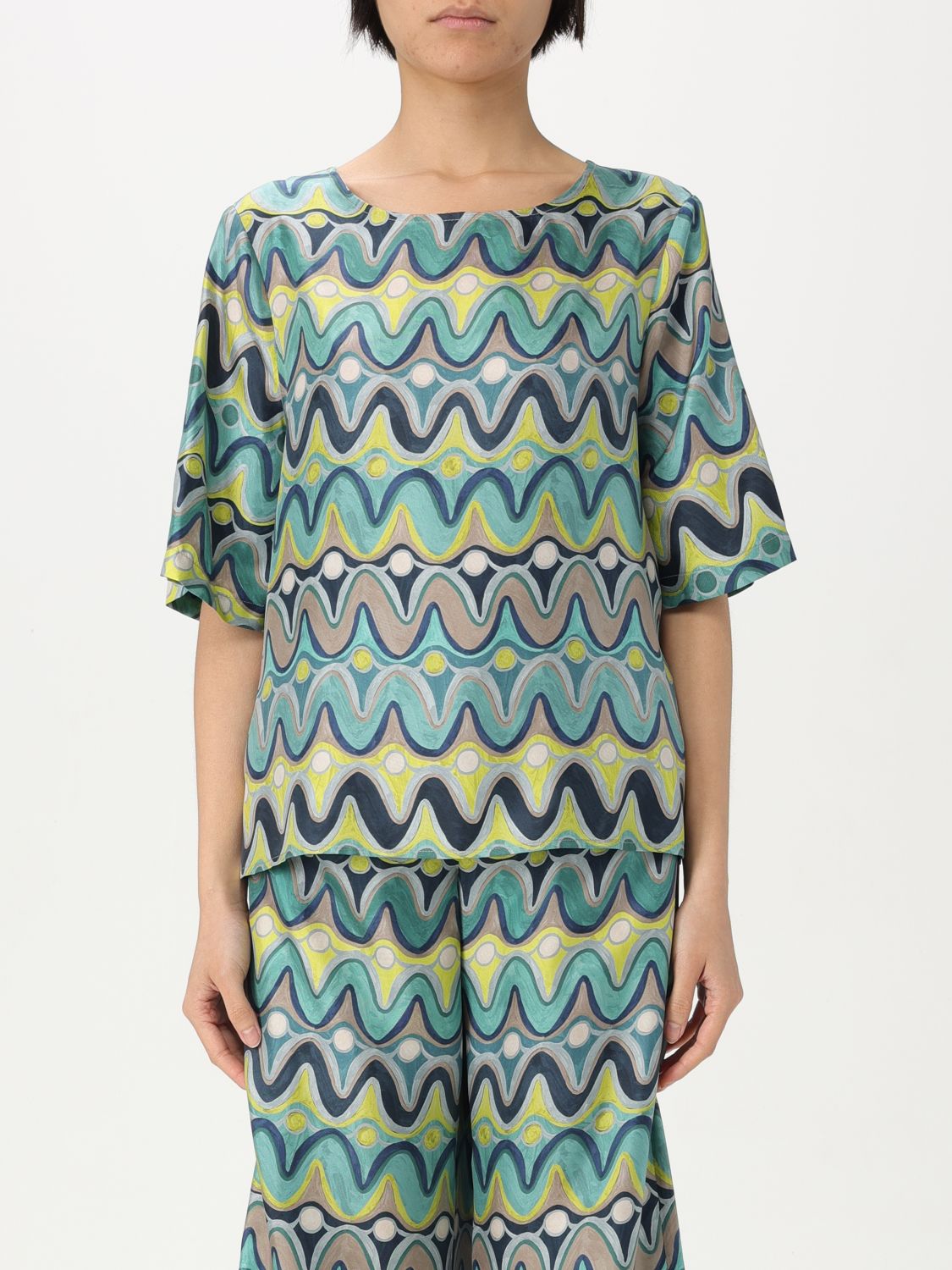 Sweater MALIPARMI Woman color Green