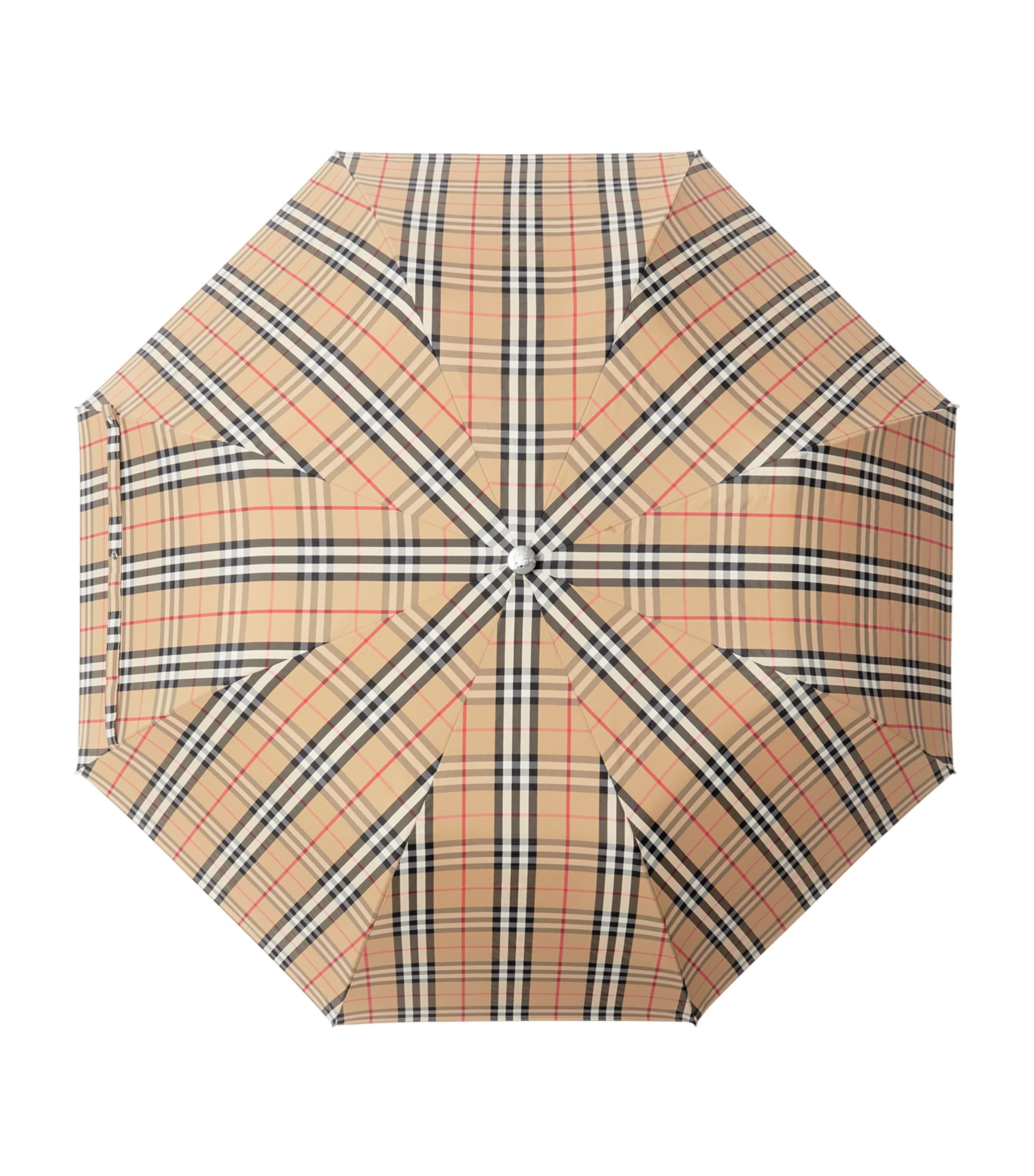 버버리 남성 Nylon Check Folding Umbrella 000000000007734520