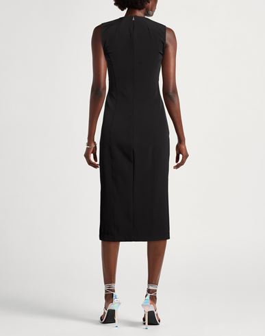 Woman Midi dress Black Size 6 Polyester, Elastane