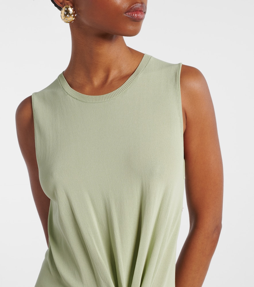 Gathered maxi dress