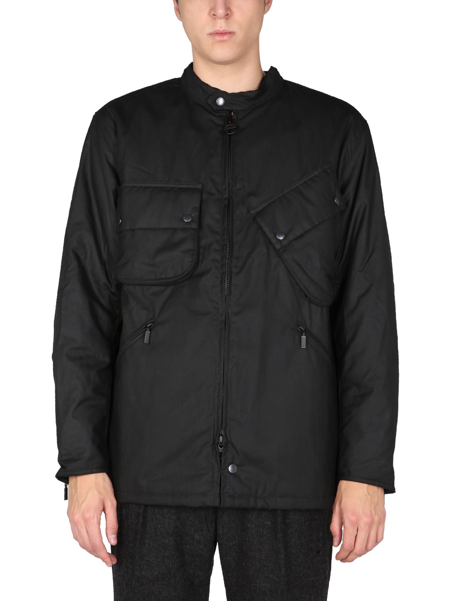 Multi-pocket zip-up jacket