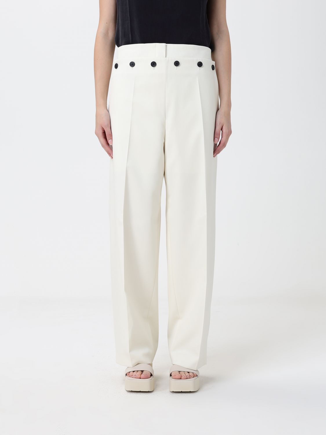 Pants Woman color White
