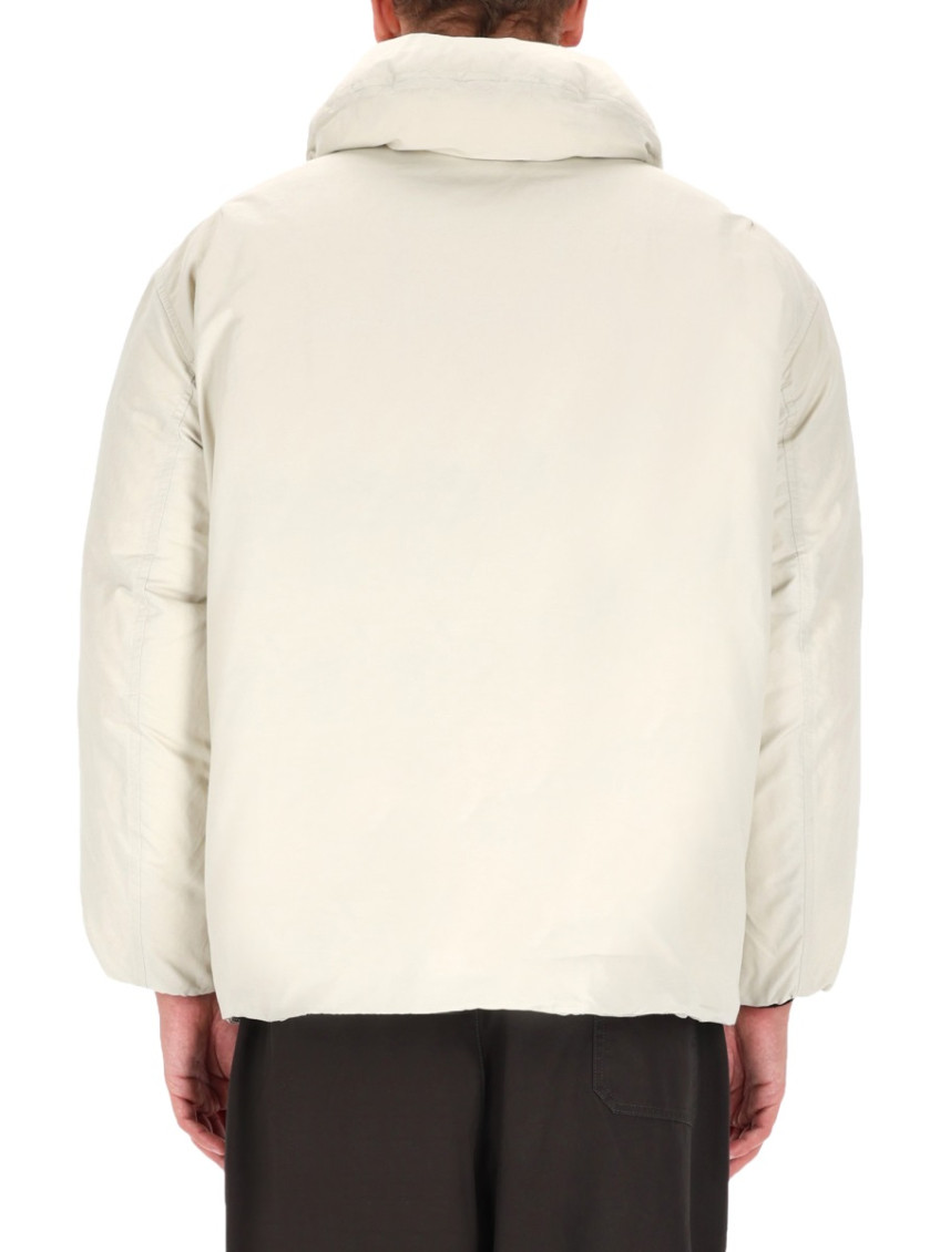 Lemaire - high collar quilted jacket side pocket