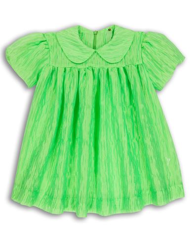 Kid Girl Kids' dress Green Size 12 Polyester, Polyamide