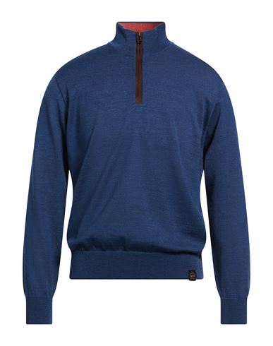 Man Sweater Blue Size S Virgin Wool