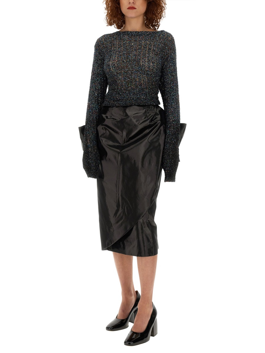 Jupes Skirt With Bow