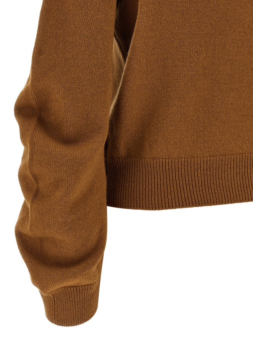 () Curved Sleeve Sweater