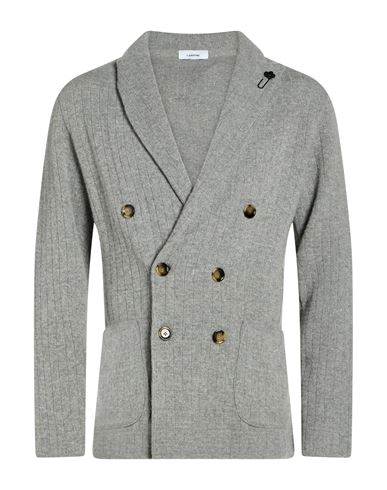 Man Blazer Light grey Size L Virgin Wool, Cashmere