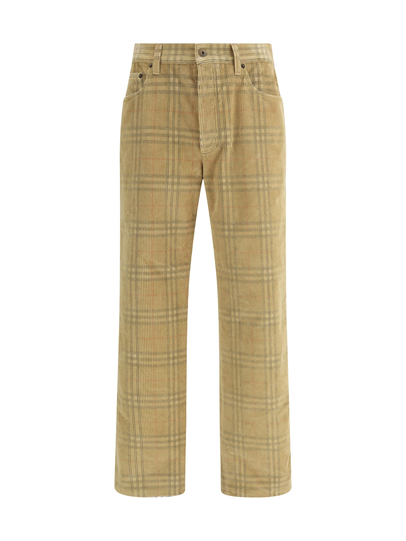 Embroidered Corduroy Pant