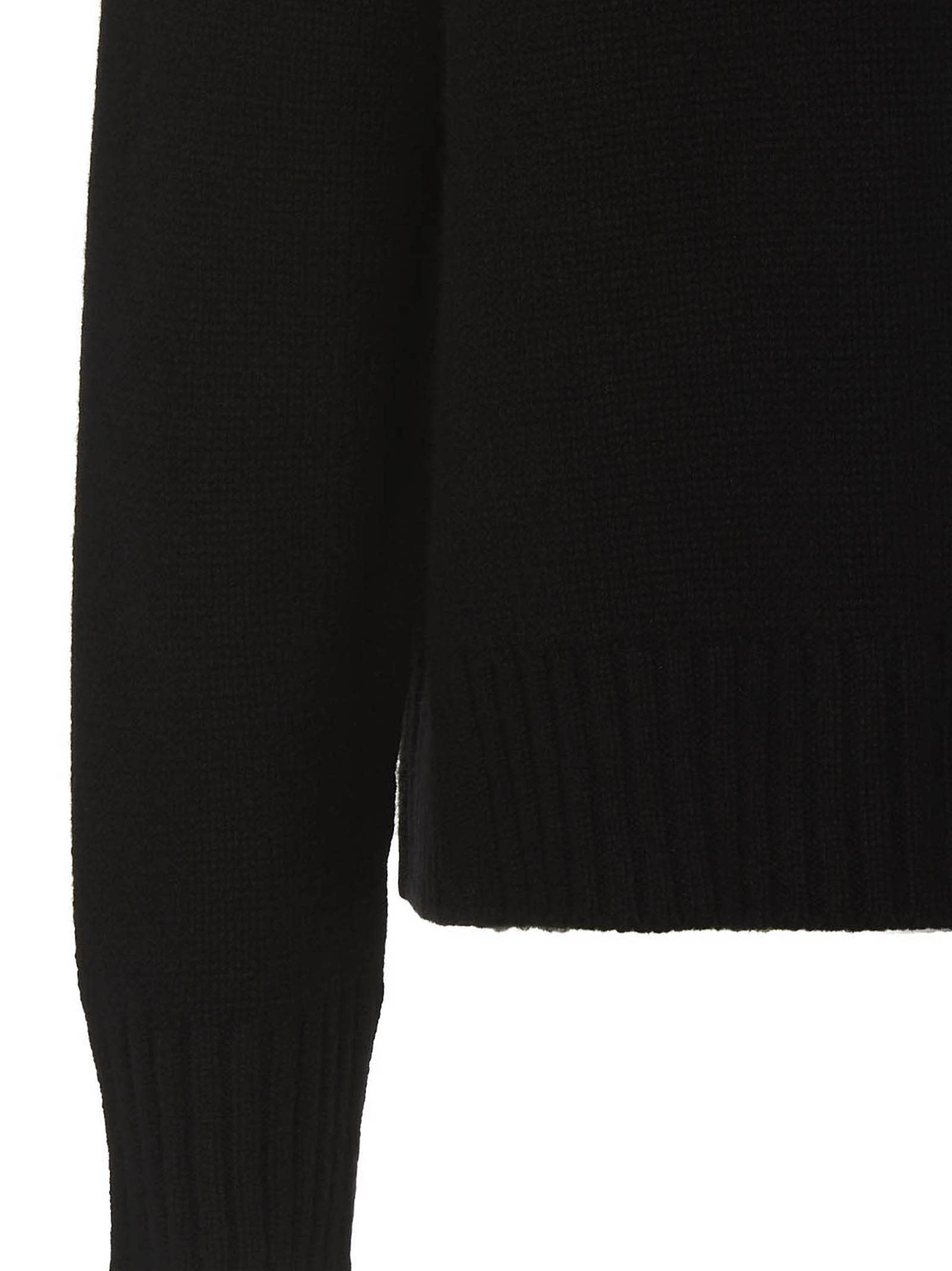 Roll-neck loose-fit jumper