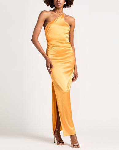 Woman Maxi dress Mandarin Size 6 Viscose, Polyamide, Elastane