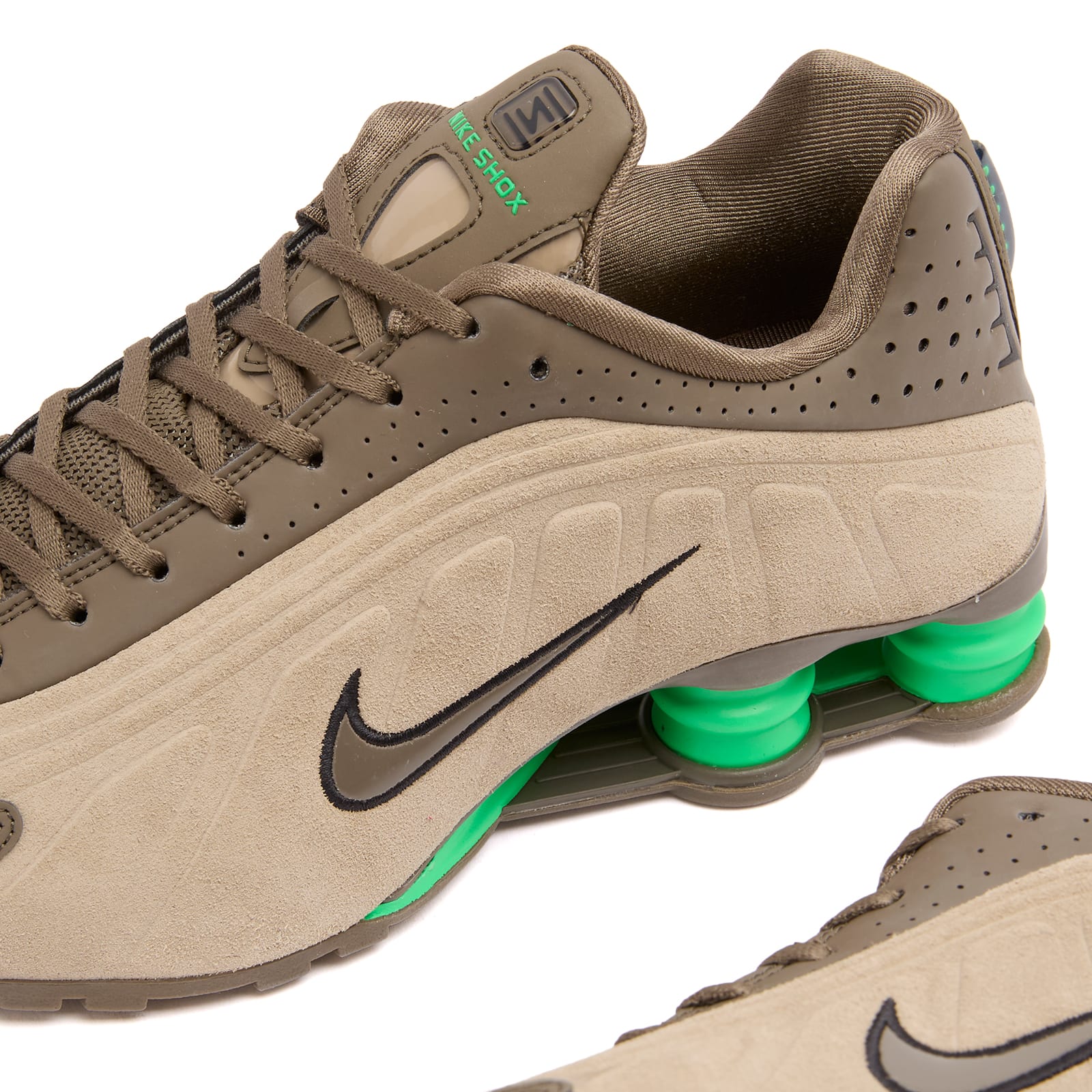 Women's Shox R4 Se W Sneaker Khaki/Green/Black