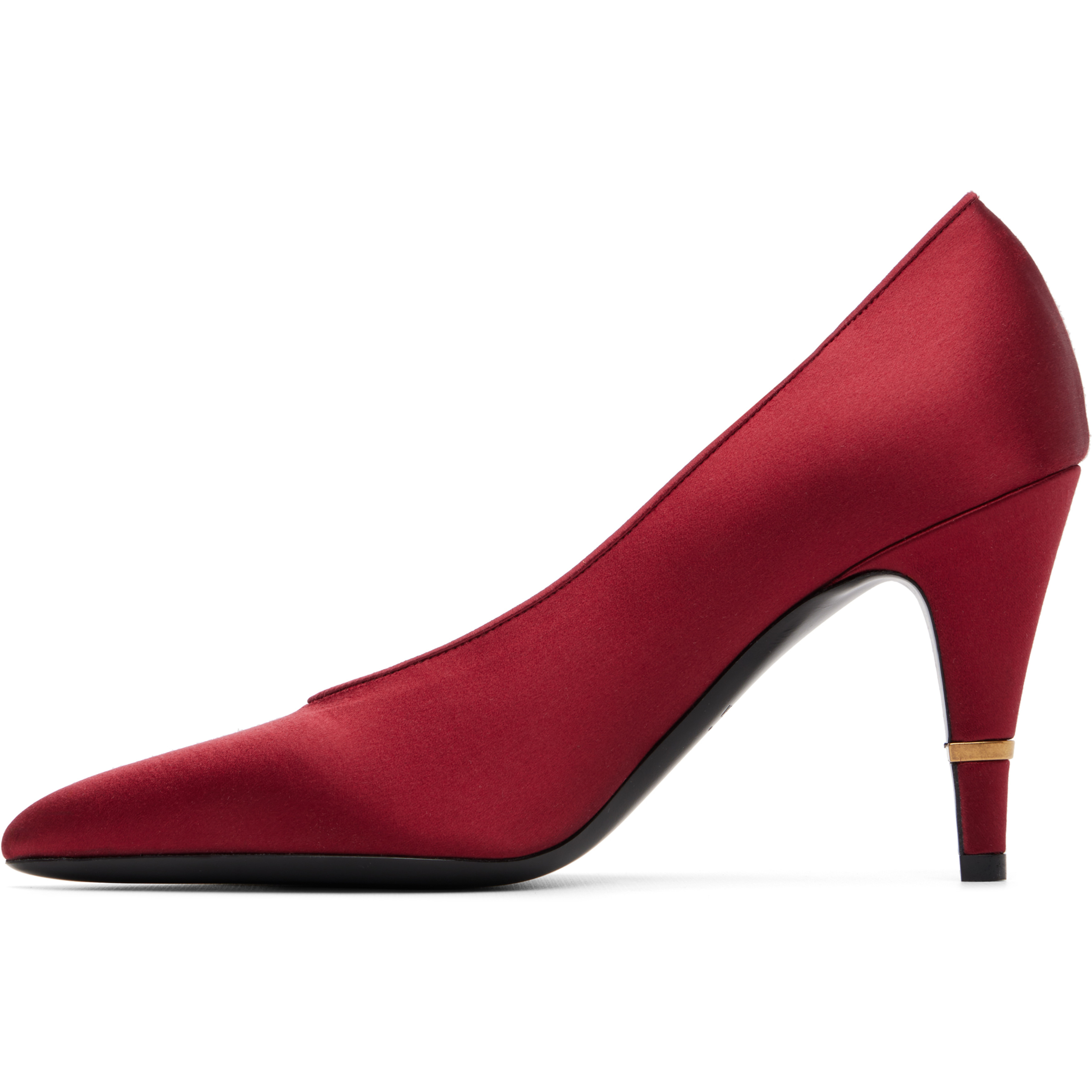 Red Gianni Satin Heels