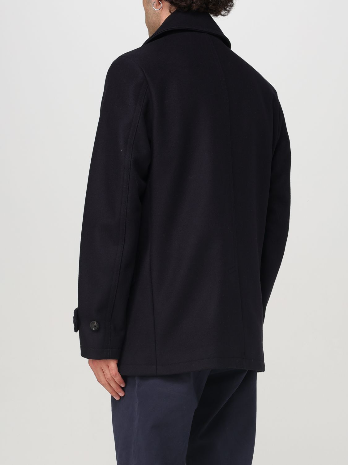 Double-breasted coat - Blue