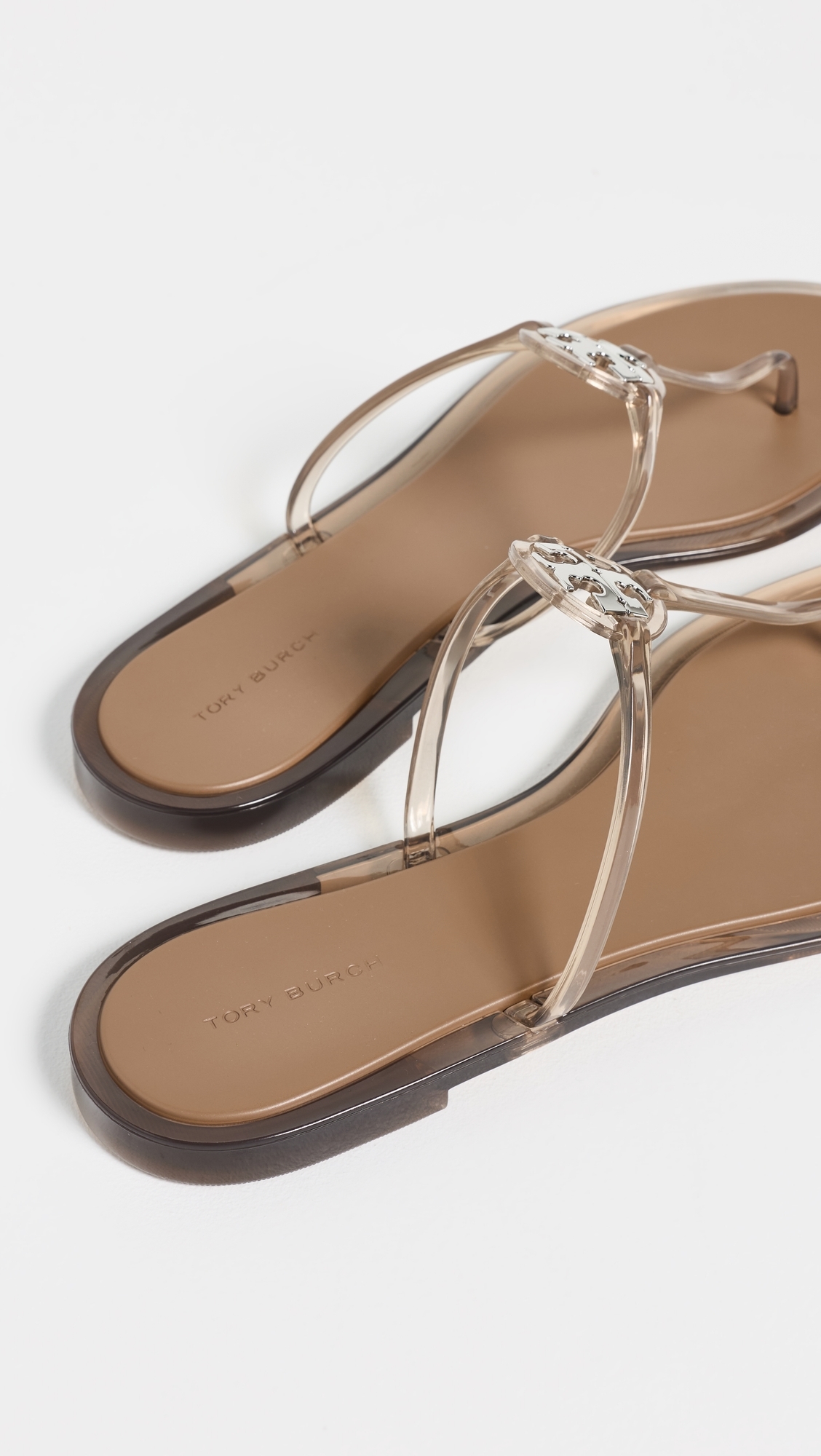 Mini Miller Jelly Sandals Transparent Almond Flour