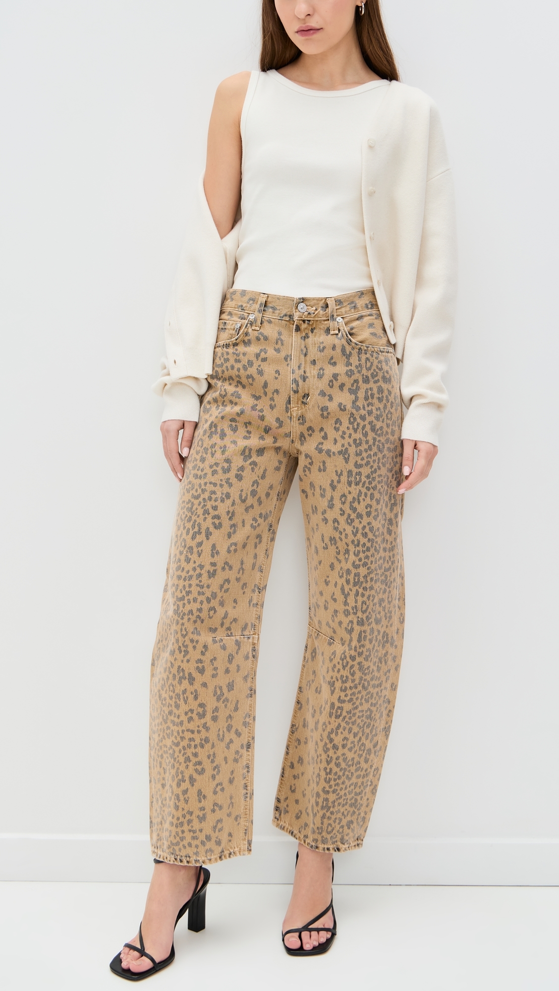 Miro Relaxed Jeans Natural Cheetah
