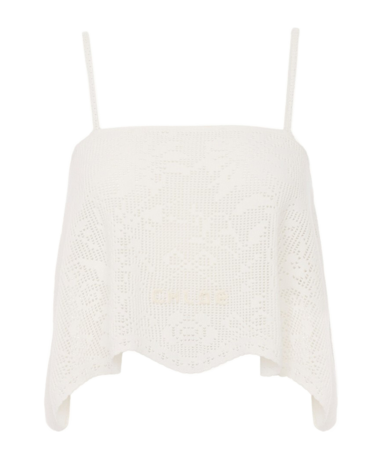 Crocheted cotton top