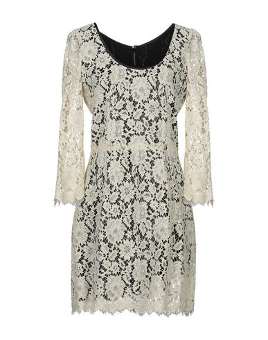 Woman Mini dress Beige Size 4 Cotton, Viscose, Polyamide, Silk