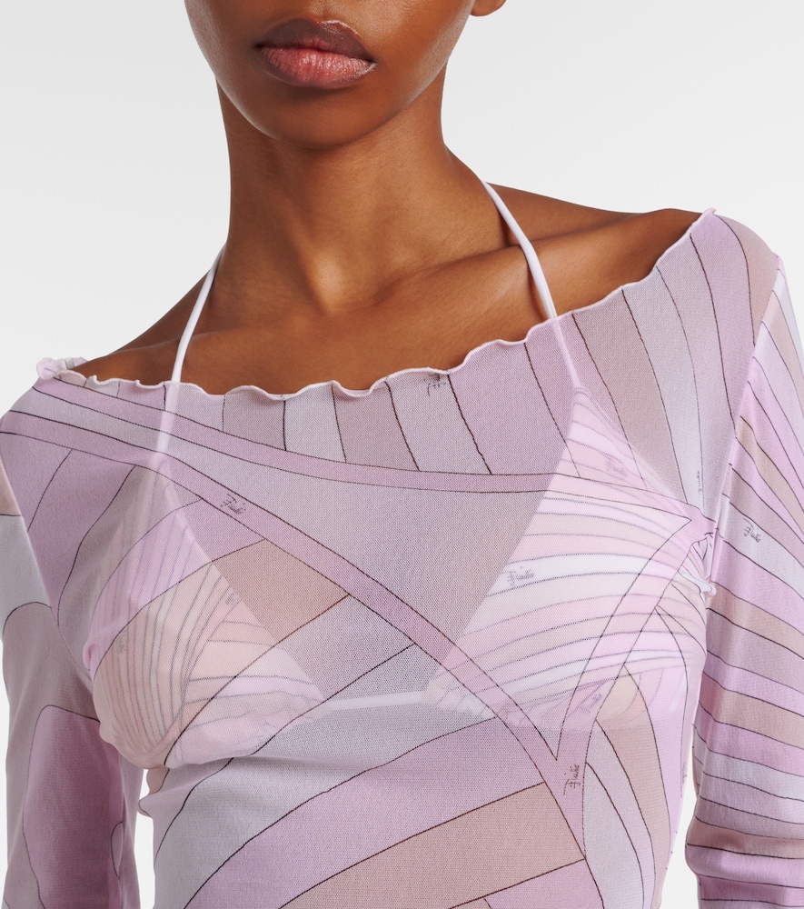 Iride tulle top