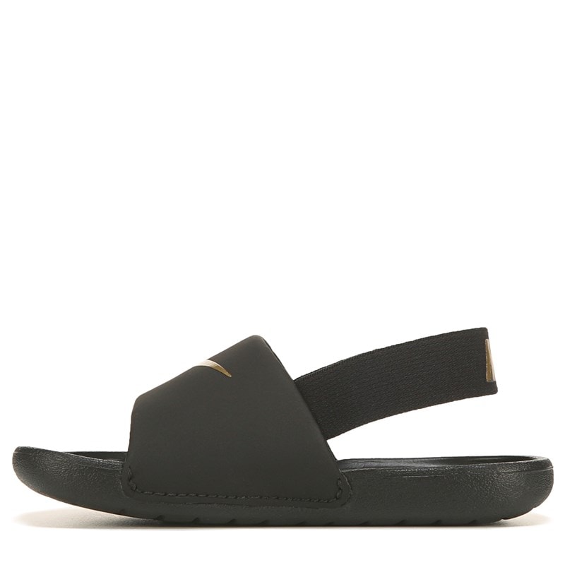 Kids' Kawa Slide Sandal Baby/Toddler Sandals (Black/Gold)