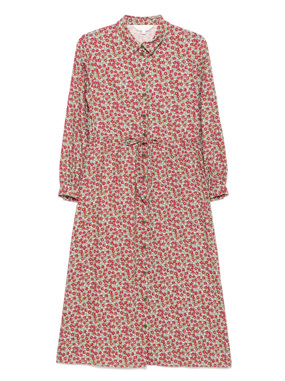 Flower print dress - Red