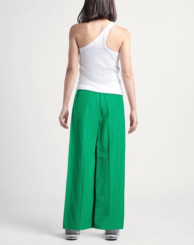 Woman Pants Green Size 10 Viscose, Polyester