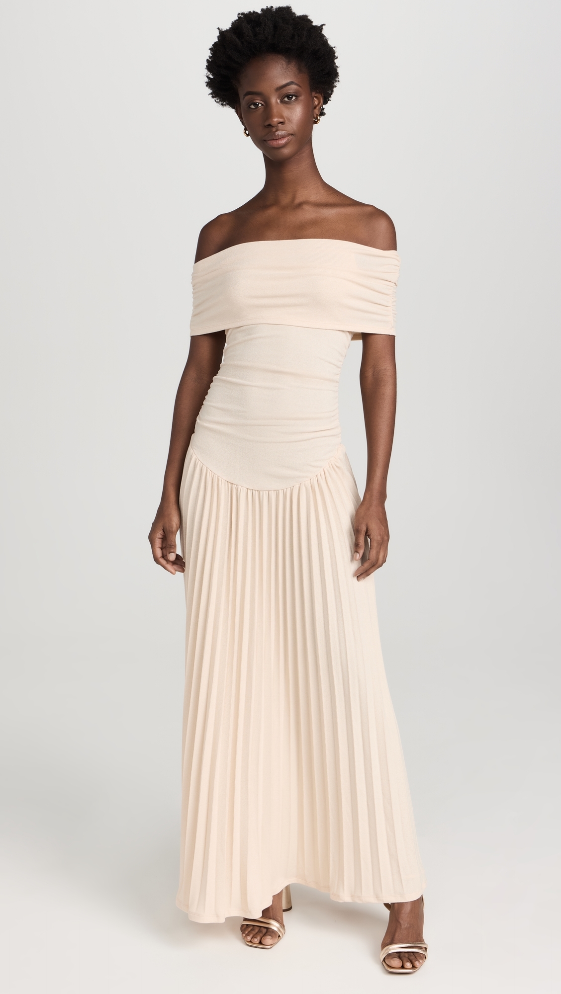 Field of Dreams Maxi Dress Oatmeal